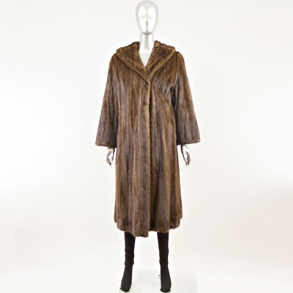 Mahogany Mink Coat - Size M (Vintage Furs)