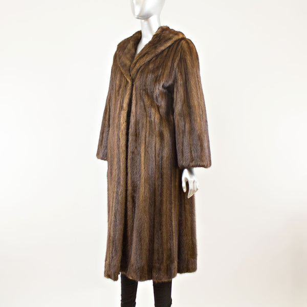 Mahogany Mink Coat - Size M (Vintage Furs)