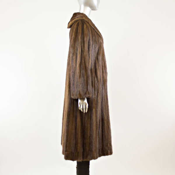 Mahogany Mink Coat - Size M (Vintage Furs)