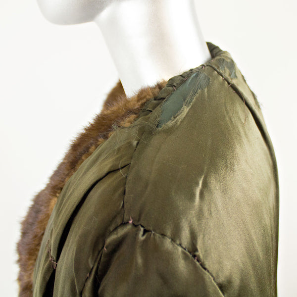 Mahogany Mink Coat - Size M (Vintage Furs)