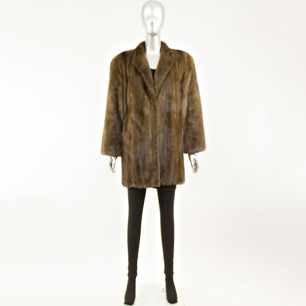 Mahogany Mink Jacket- Size M (Vintage Furs)