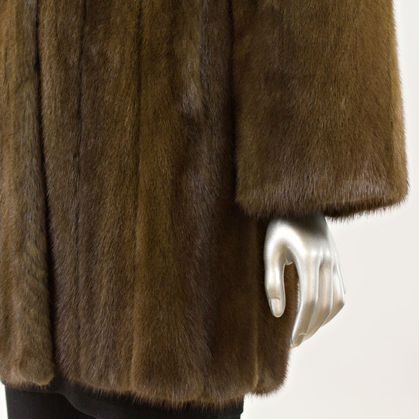 Mahogany Mink Jacket- Size M (Vintage Furs)