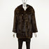 Mahogany Mink Fur Jacket- Size M-L