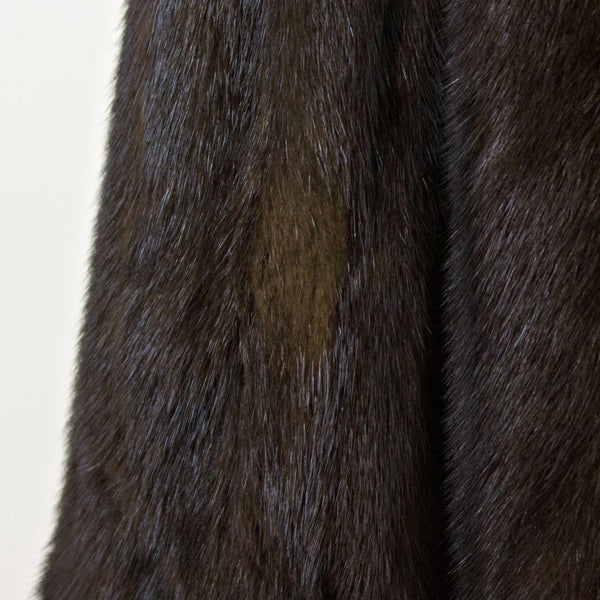 Mahogany Mink Fur Jacket- Size M-L