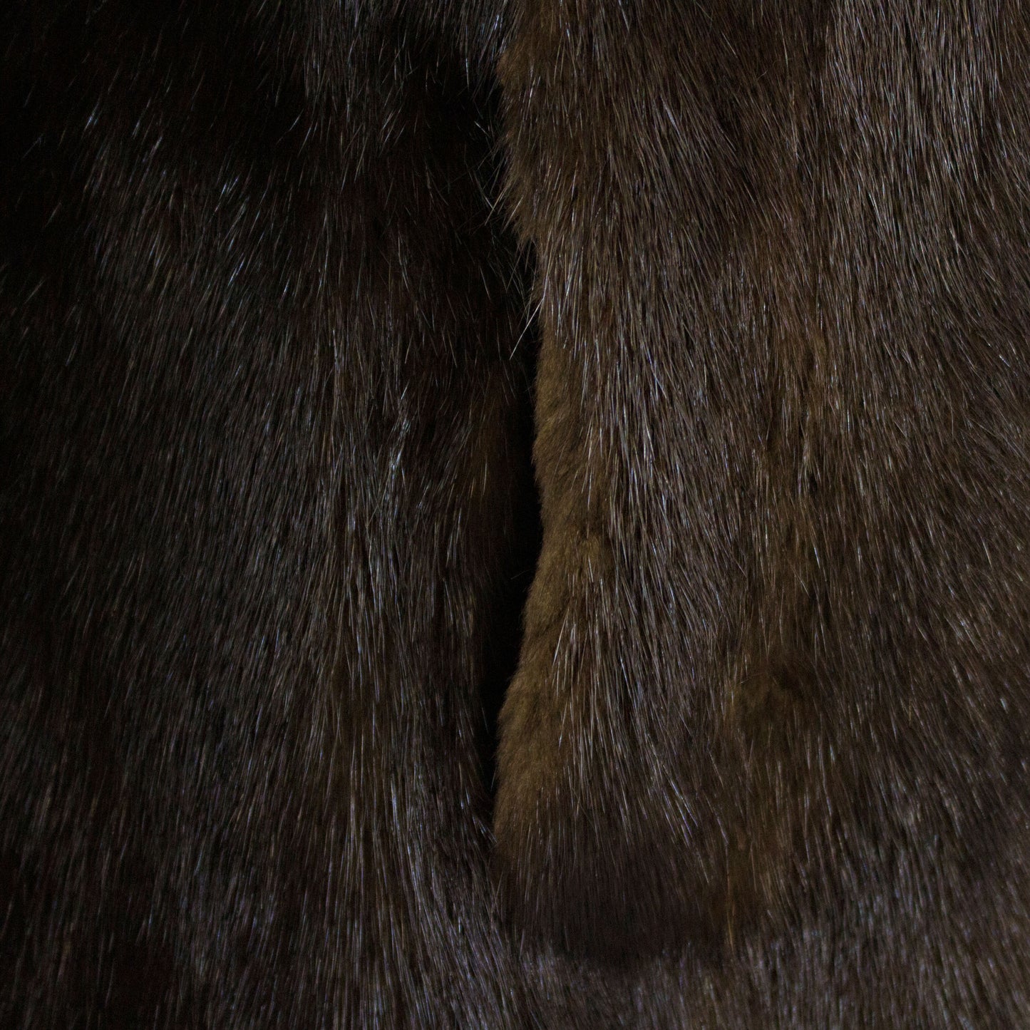 Mahogany Mink Fur Jacket- Size M