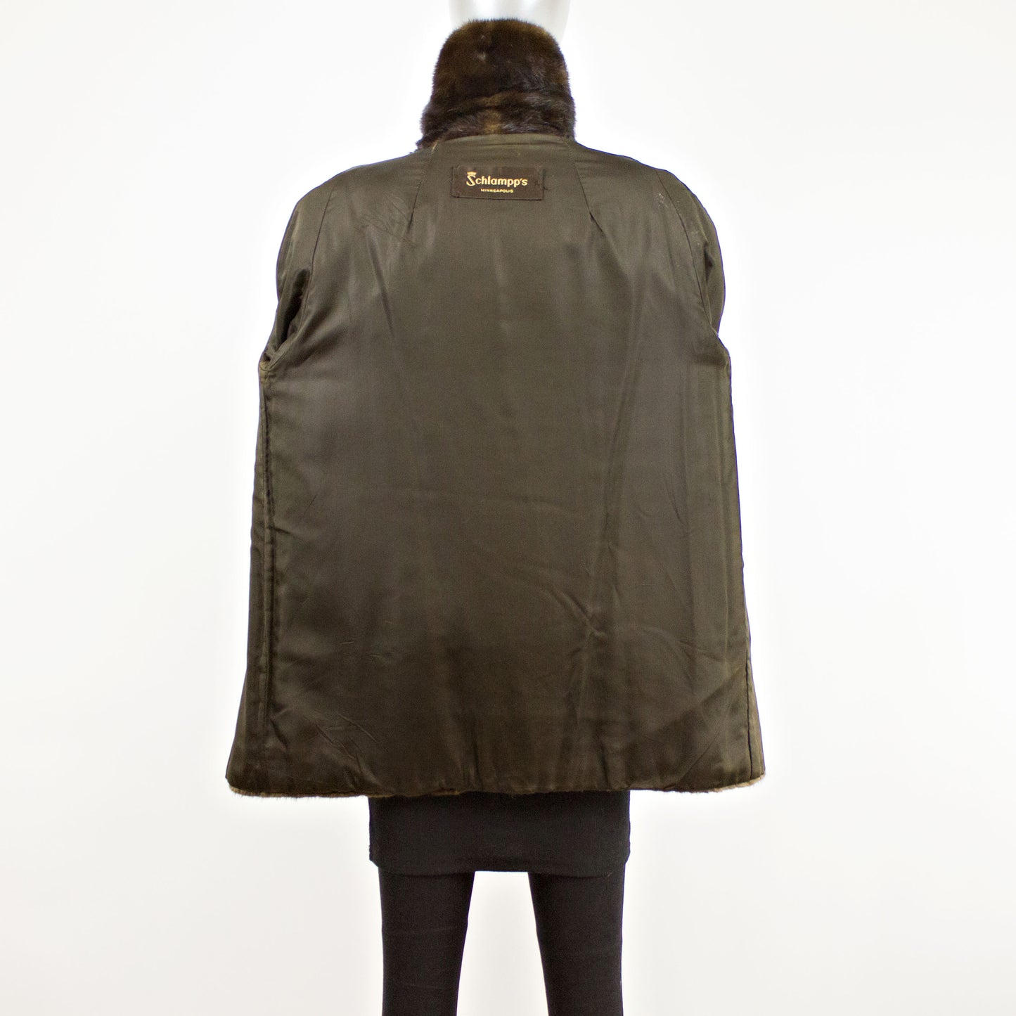 Mahogany Mink Fur Jacket- Size M