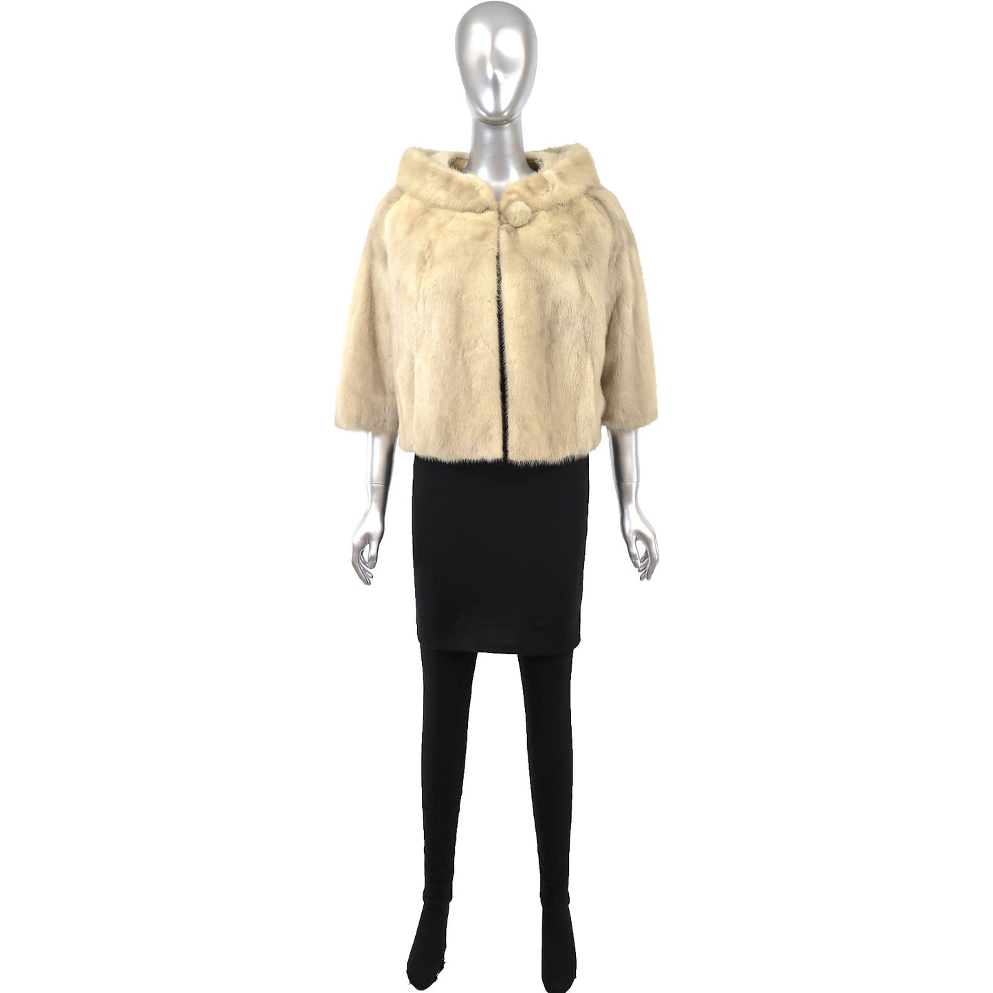 Tourmaline Mink Bolero Jacket- Size M