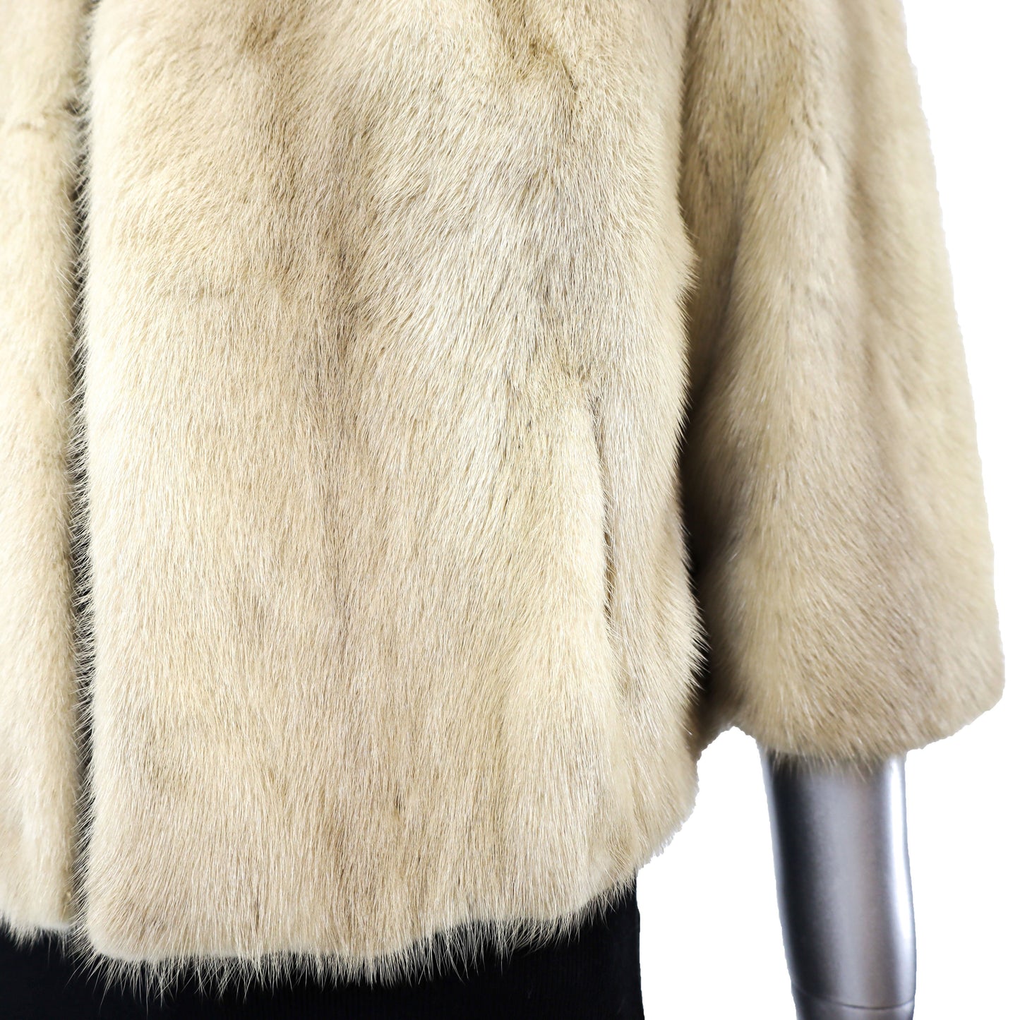 Tourmaline Mink Bolero Jacket- Size M