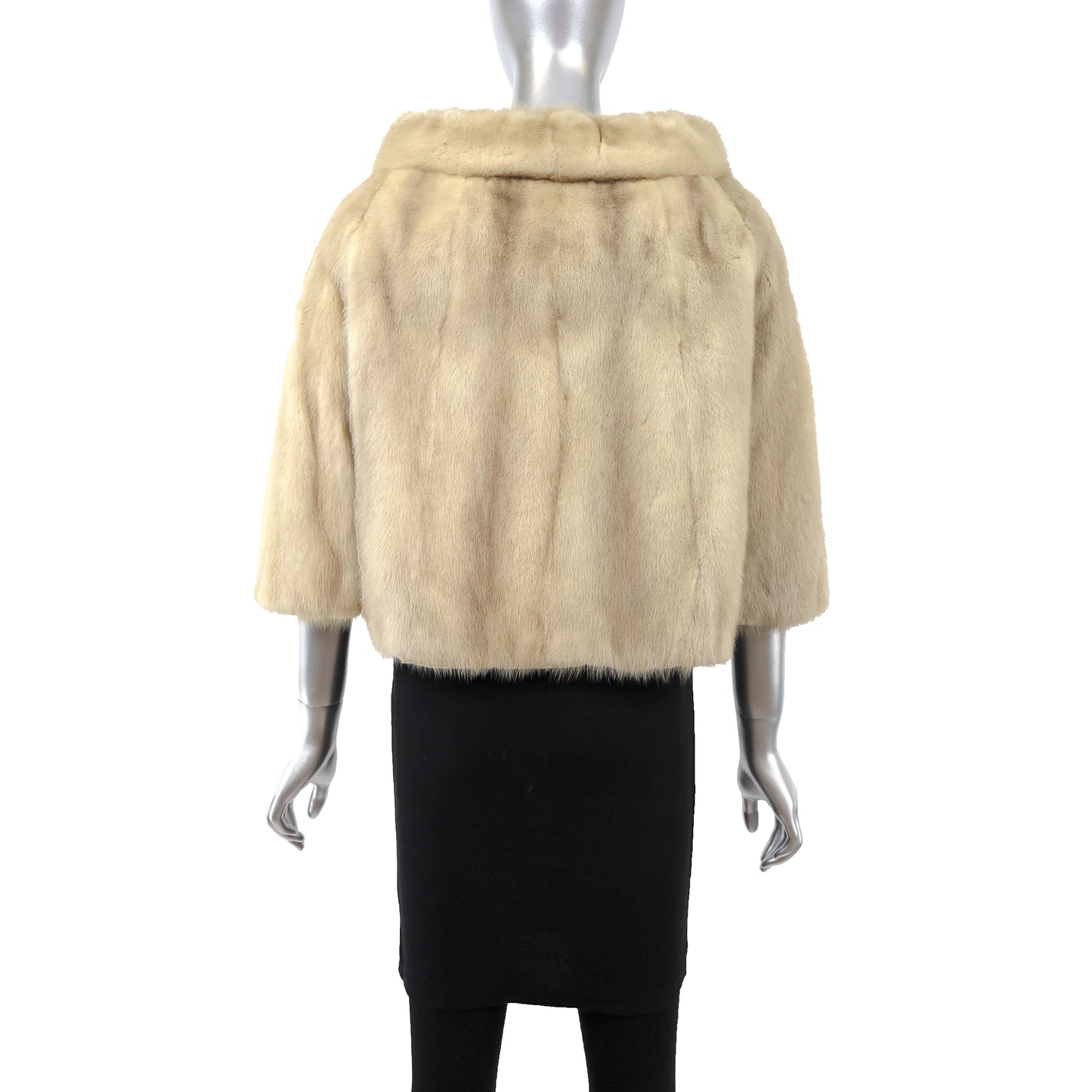Tourmaline Mink Bolero Jacket- Size M