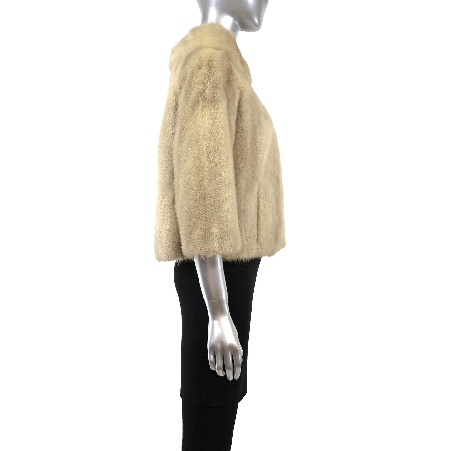 Tourmaline Mink Bolero Jacket- Size M