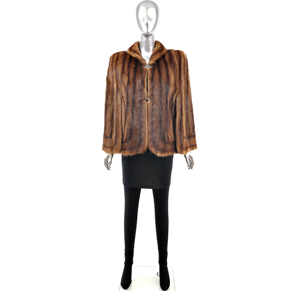 Chine Mink Cape- Size S