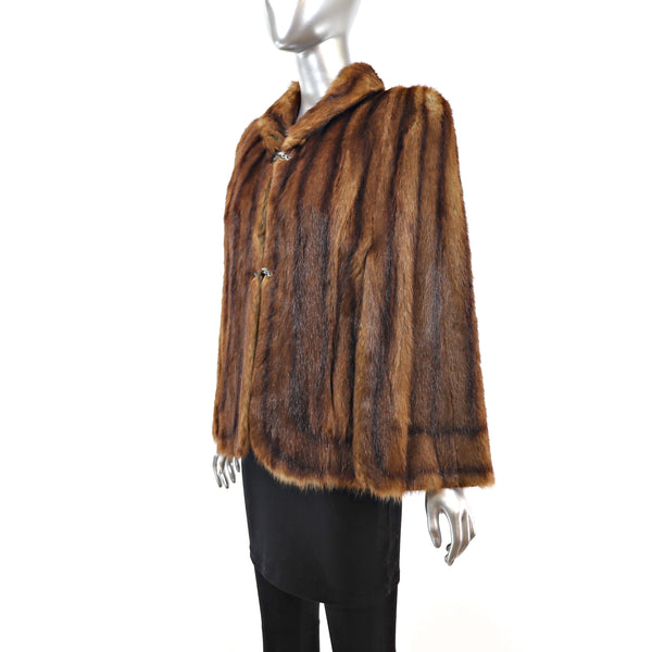 Chine Mink Cape- Size S