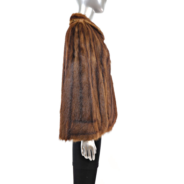 Chine Mink Cape- Size S