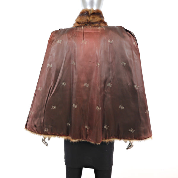 Chine Mink Cape- Size S