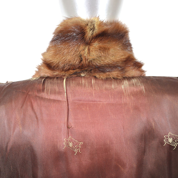 Chine Mink Cape- Size S