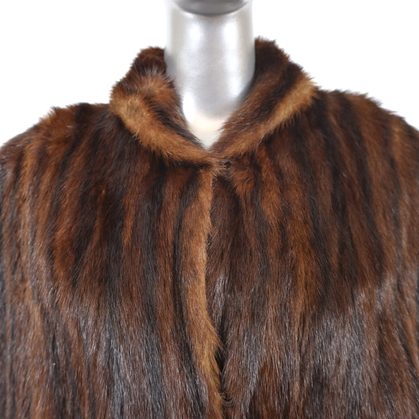 Chinese Mink Cape- Size S