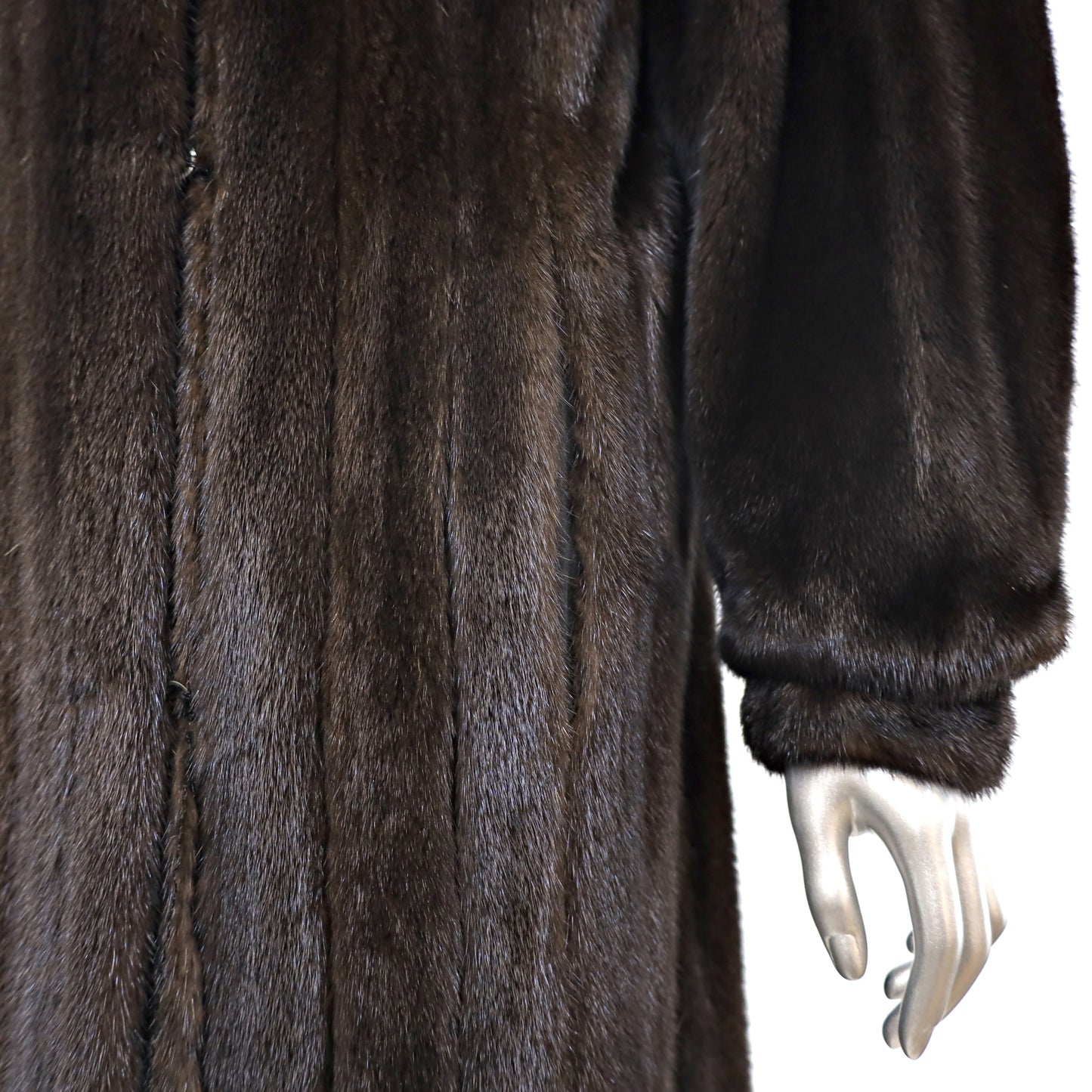 Black Mink Coat- Size M