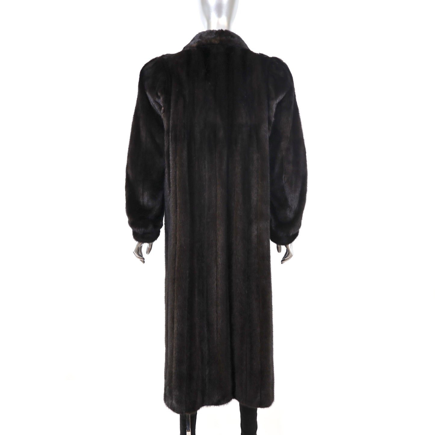 Black Mink Coat- Size M