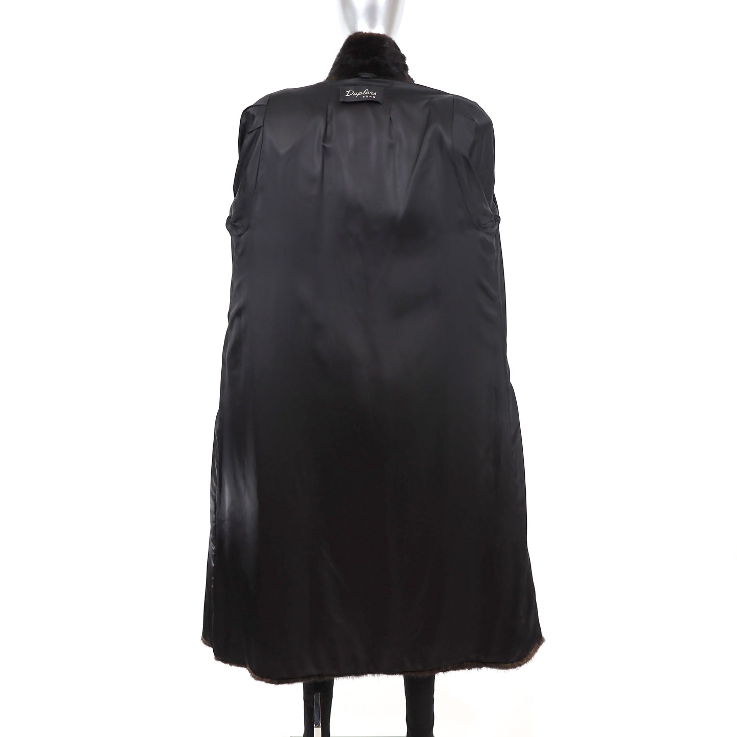 Black Mink Coat- Size M