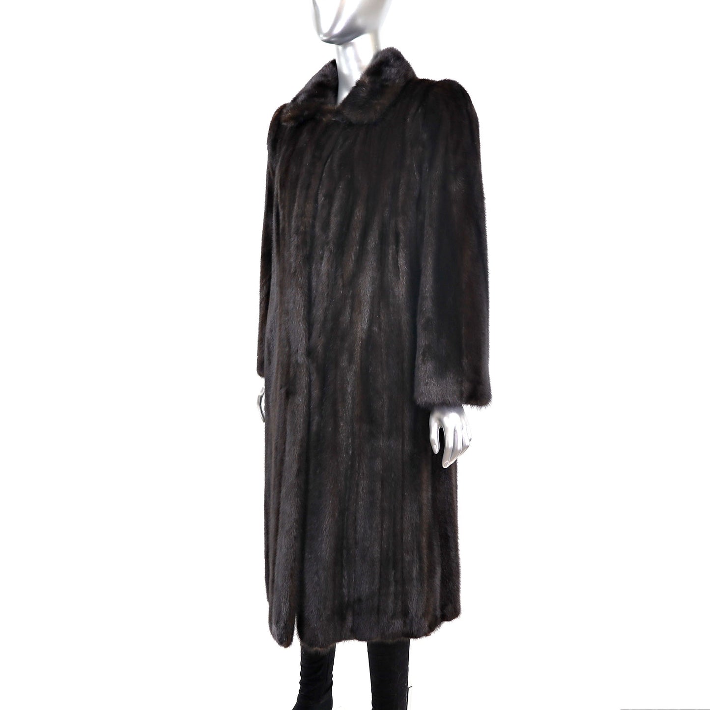 Black Mink Coat- Size M