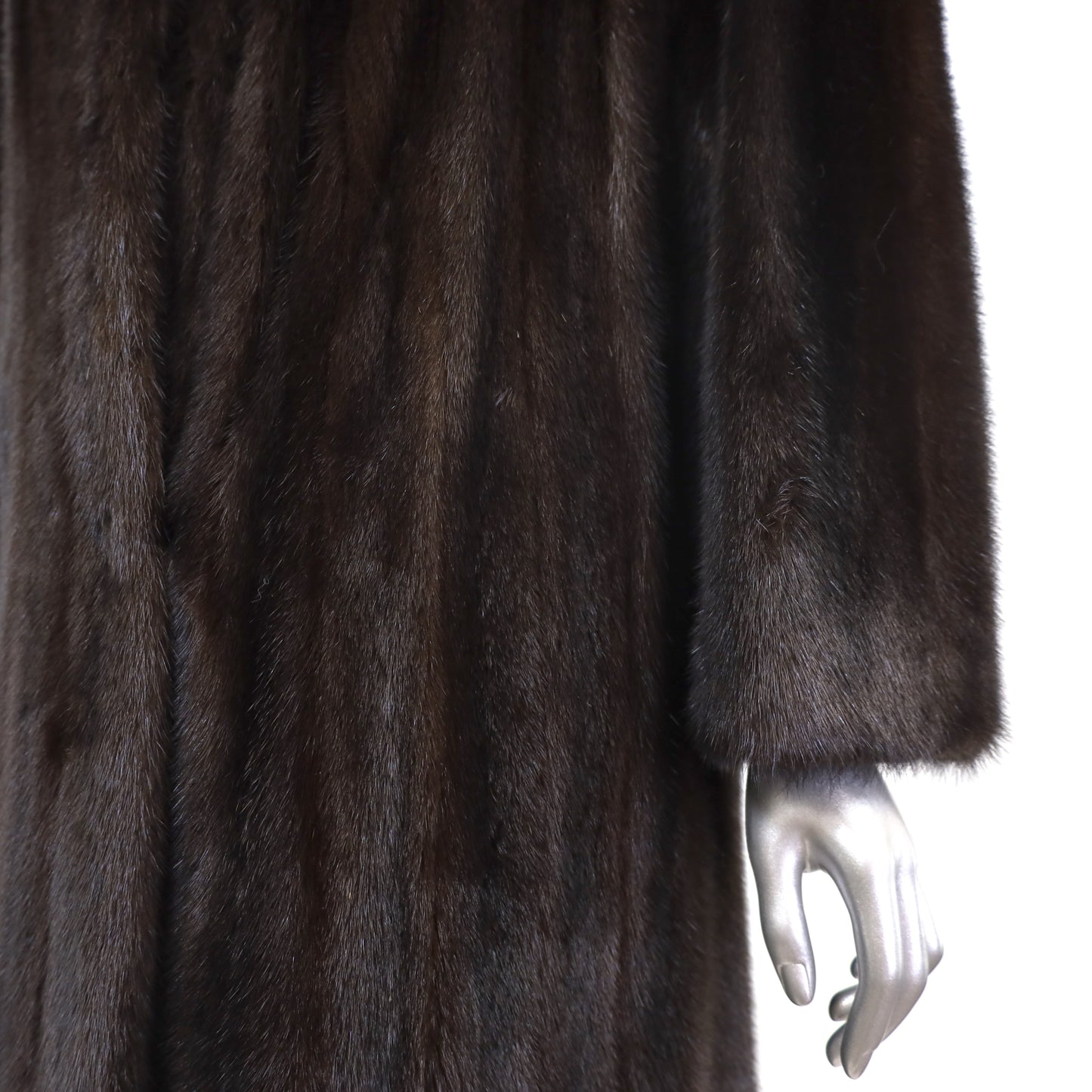 Black Mink Coat- Size M