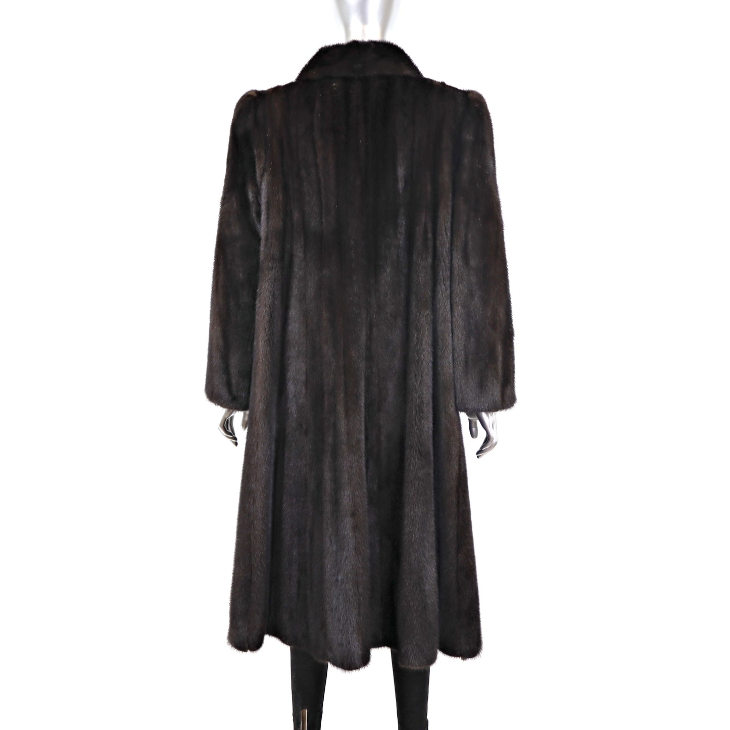 Black Mink Coat- Size M