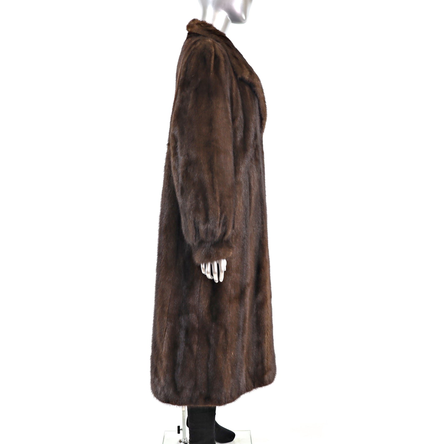 Brown Mink Coat- Size M