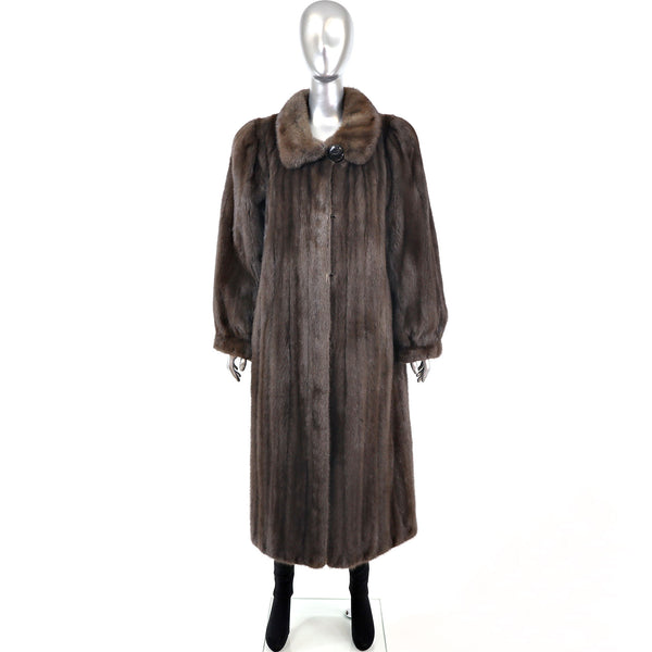 Mahogany Mink Coat- Size M