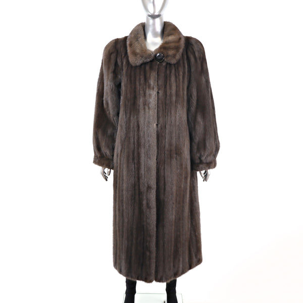 Mahogany Mink Coat- Size M