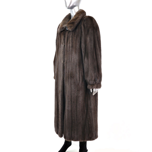 Mahogany Mink Coat- Size M