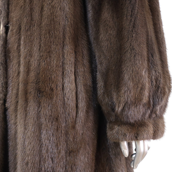 Mahogany Mink Coat- Size M