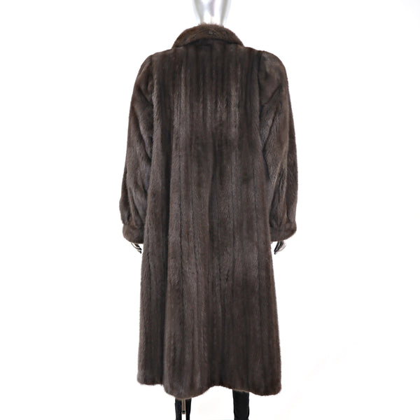 Mahogany Mink Coat- Size M