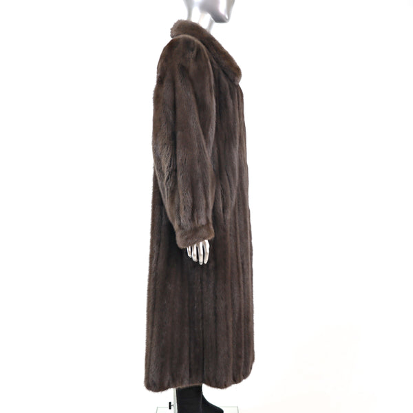 Mahogany Mink Coat- Size M