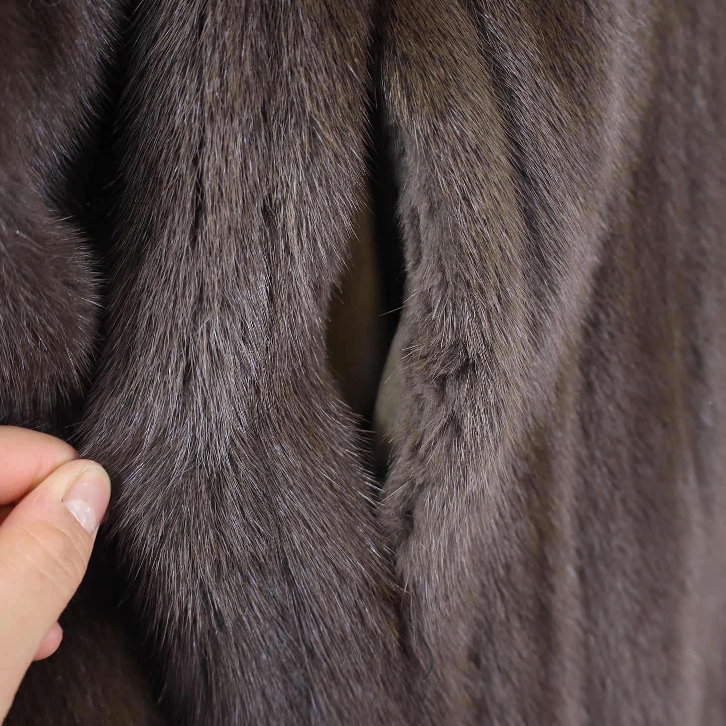 Brown Mink Coat- Size M