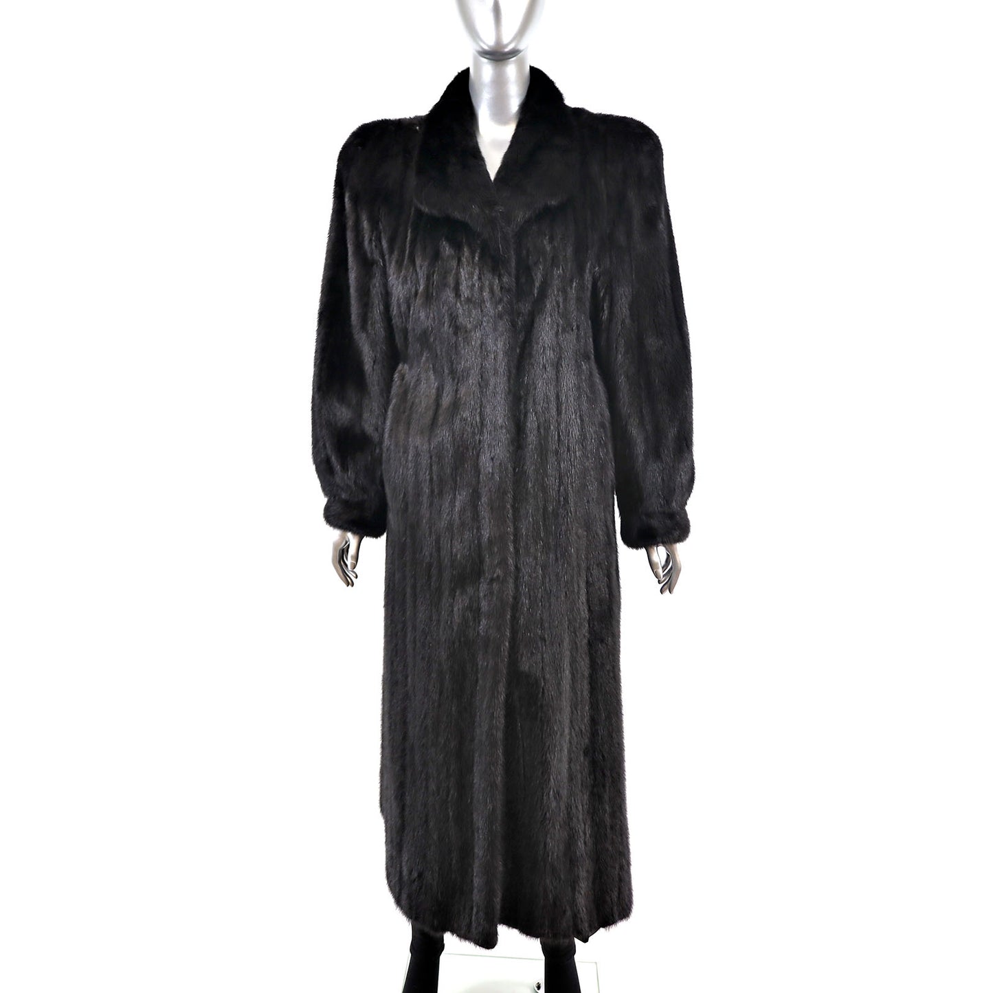 Black Mink Coat- Size M