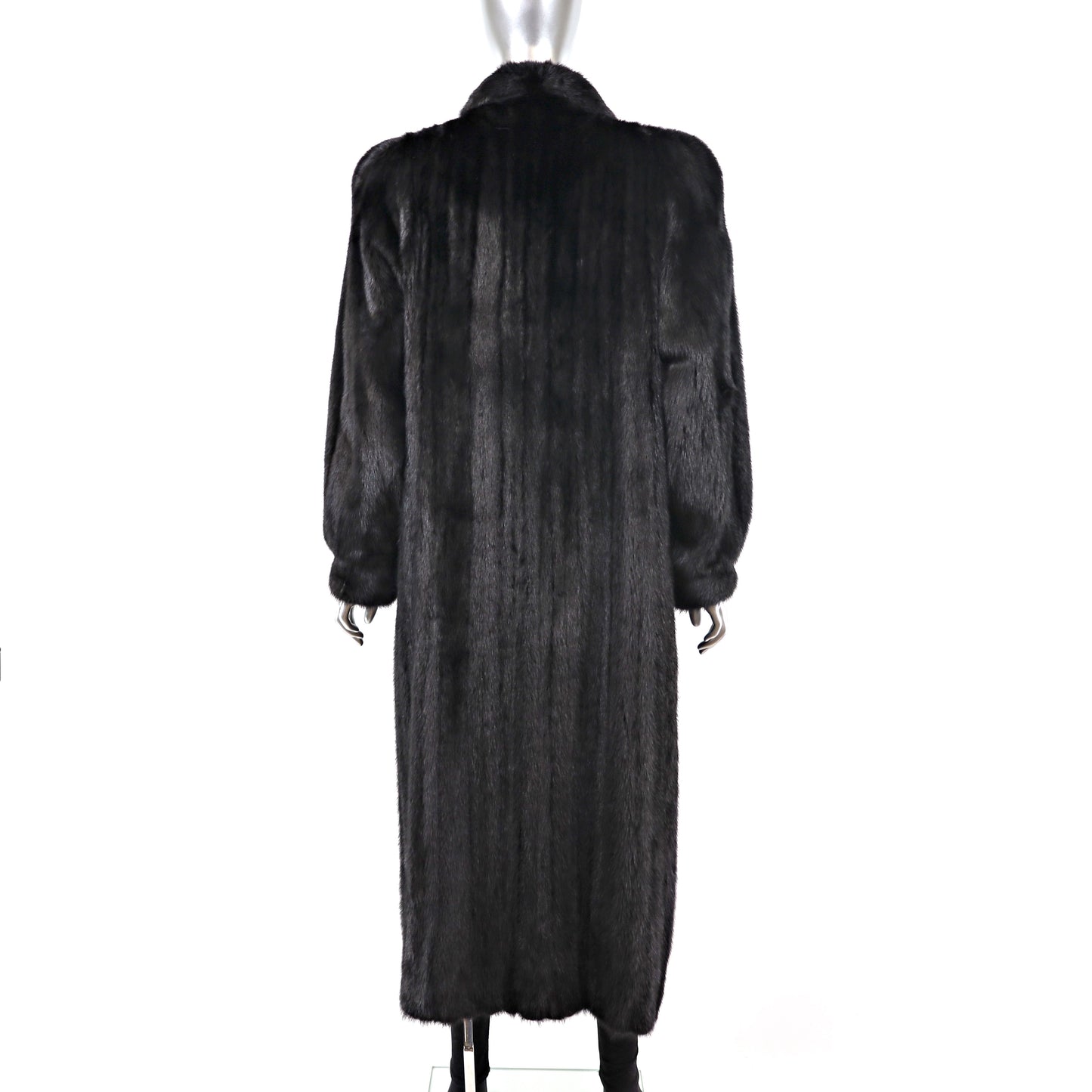 Black Mink Coat- Size M