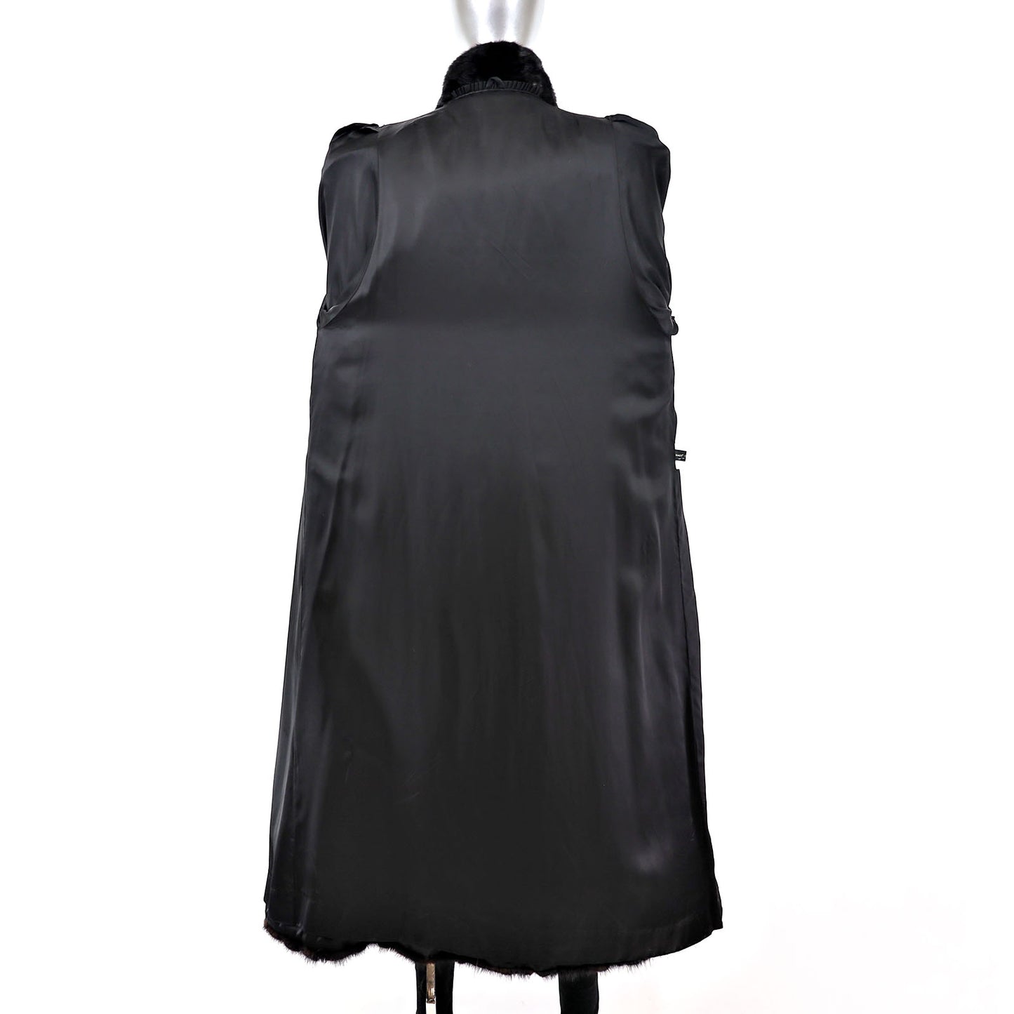 Black Mink Coat- Size M
