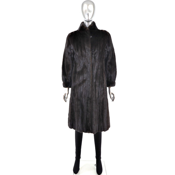 Mahogany Mink Coat- Size S