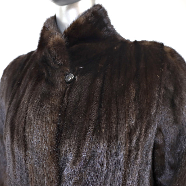 Mahogany Mink Coat- Size S