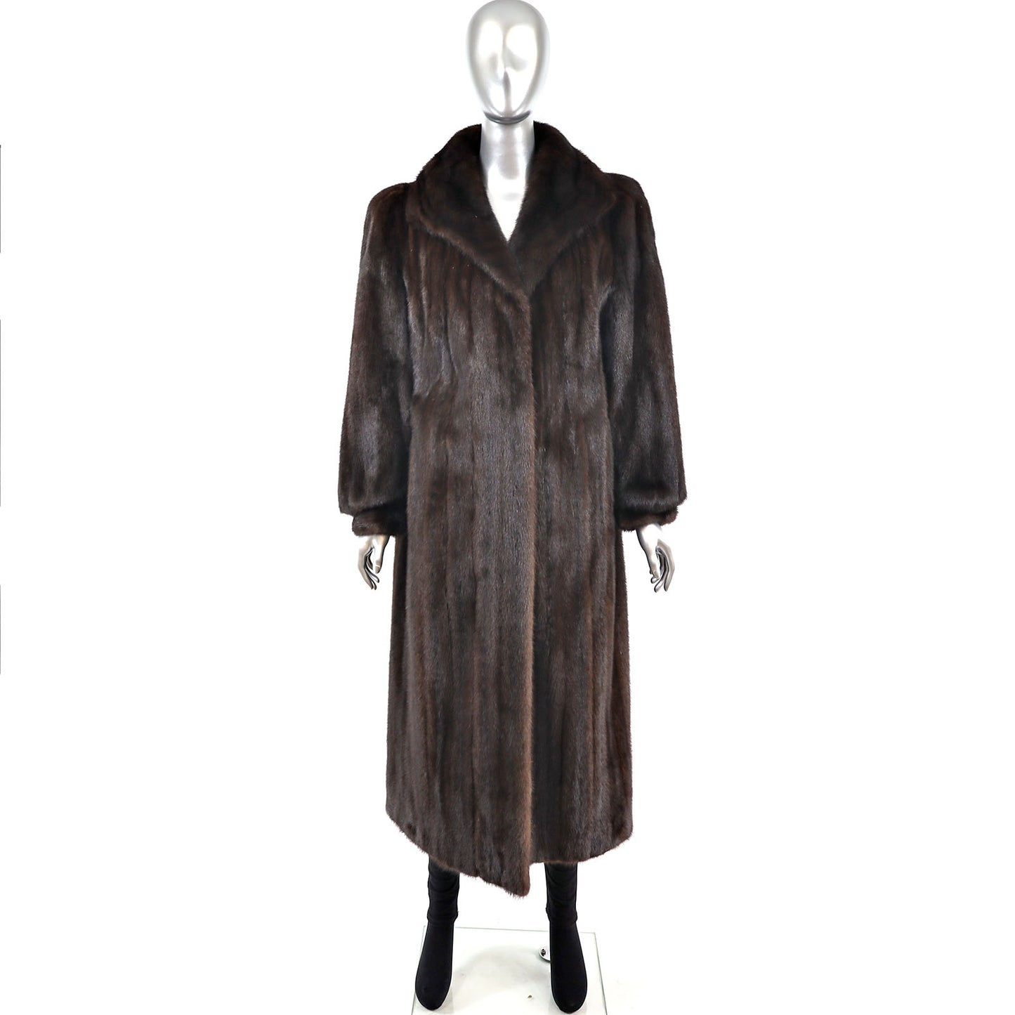 Mahogany Mink Coat- Size L