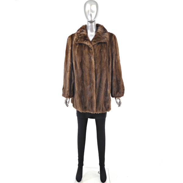 Lunaraine Mink 3/4 Coat- Size M