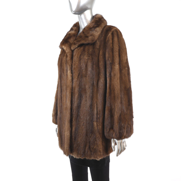 Lunaraine Mink 3/4 Coat- Size M