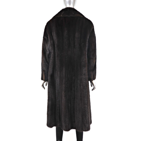 Mahogany Mink Coat- Size S