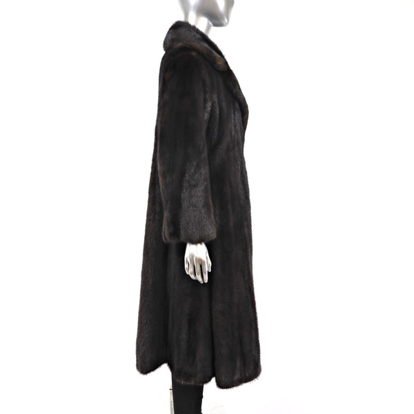 Mahogany Mink Coat- Size S
