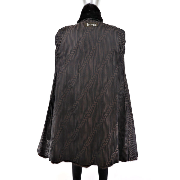 Mahogany Mink Coat- Size S