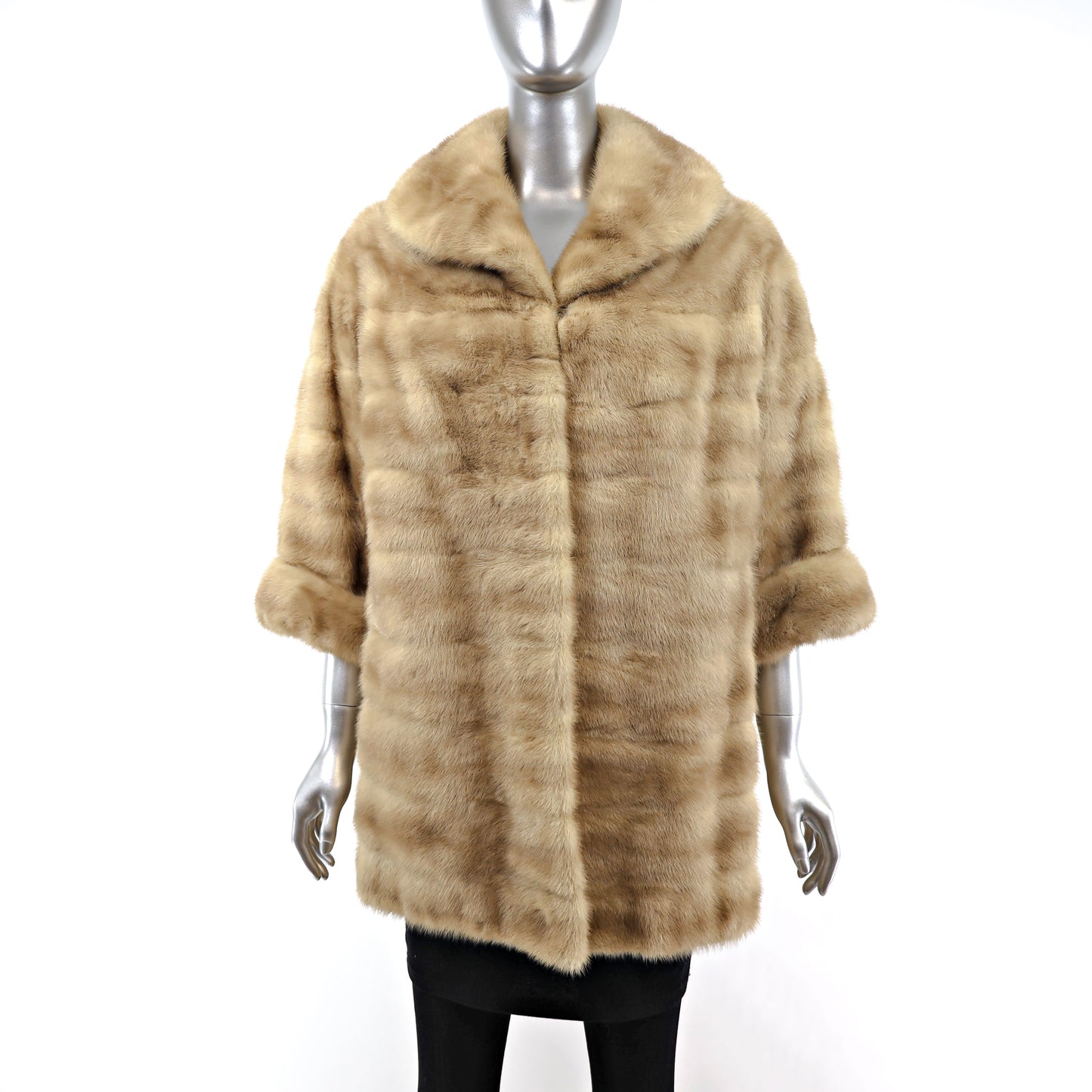Autumn Haze Mink Horizontal Coat- Size M
