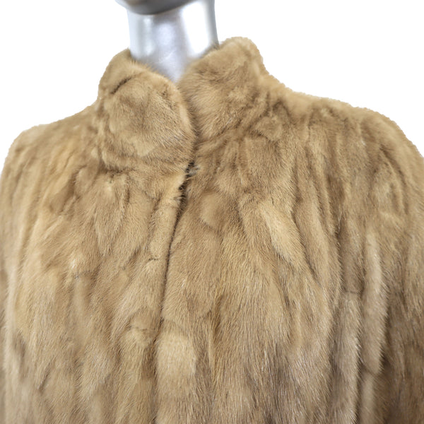 Section Pastel Mink Coat- Size S