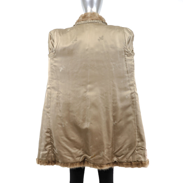 Section Pastel Mink Coat- Size S