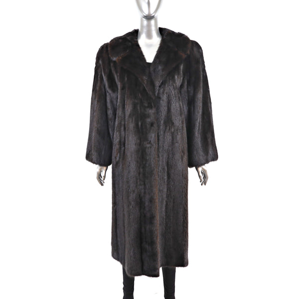 Mahogany Mink Coat- Size XL