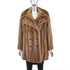 Maximilian Lunaraine Mink 3/4 Coat- Size M